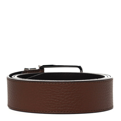 Louis Vuitton Taurillon 35mm Pont Neuf Belt 95 38 Brown 2 of 6