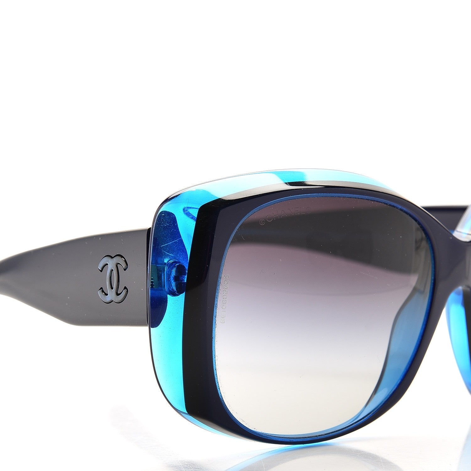 Chanel Mother of Pearl CC Sunglasses 5227-H Blue 7 of 10