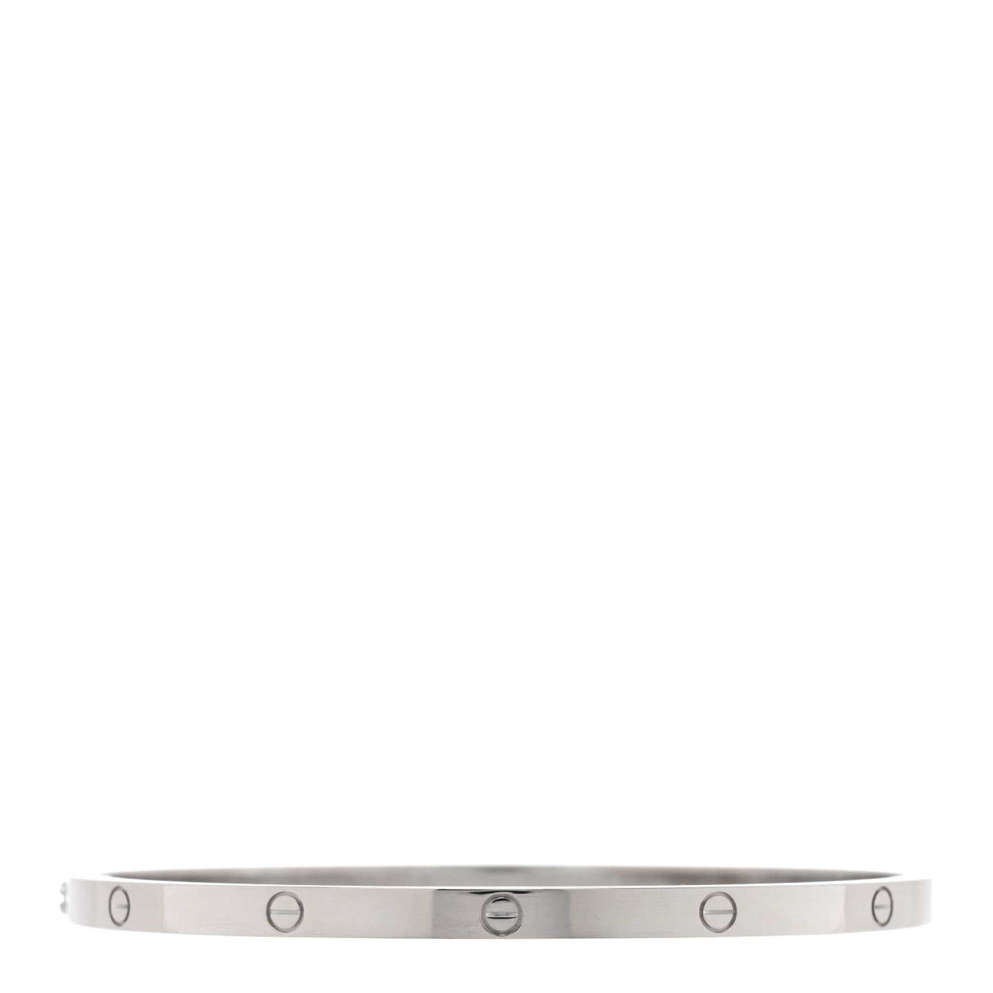 18K White Gold Small LOVE Bracelet 18