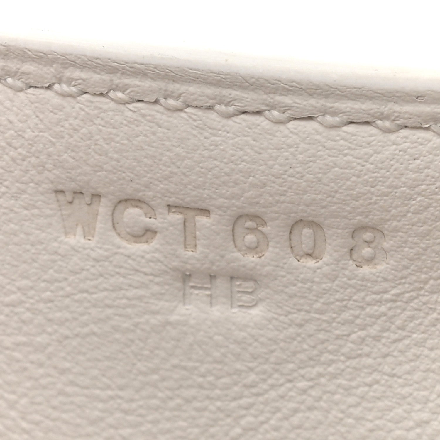 Hermes Taurillon Clemence Mini Lindy 20 New White 7 of 11