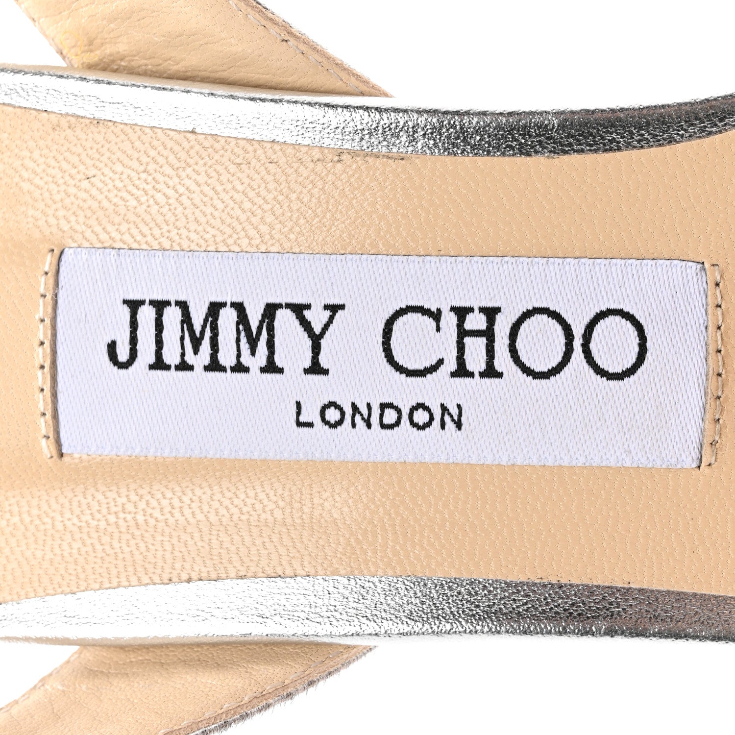 Jimmy Choo Metallic Calfskin Birtie 85 Pumps 40 Silver 7 of 9