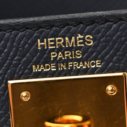 Hermes Epsom Kelly Sellier 28 Bleu Nuit 6 of 14