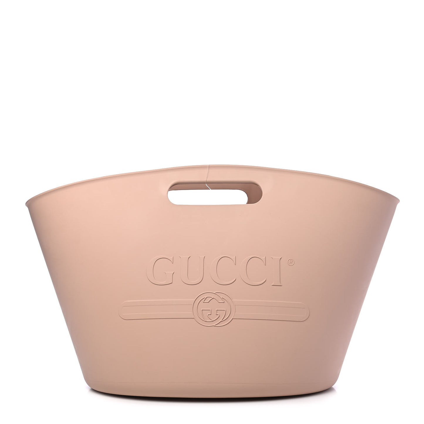 Rubber Oversized Logo Tote Rosa