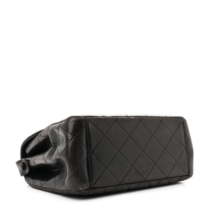 Chanel Lambskin Quilted CC Flap Shoulder Bag Dark Brown 4 of 18