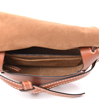 Loewe Calfskin Small Gate Crossbody Bag Rust 5 of 11