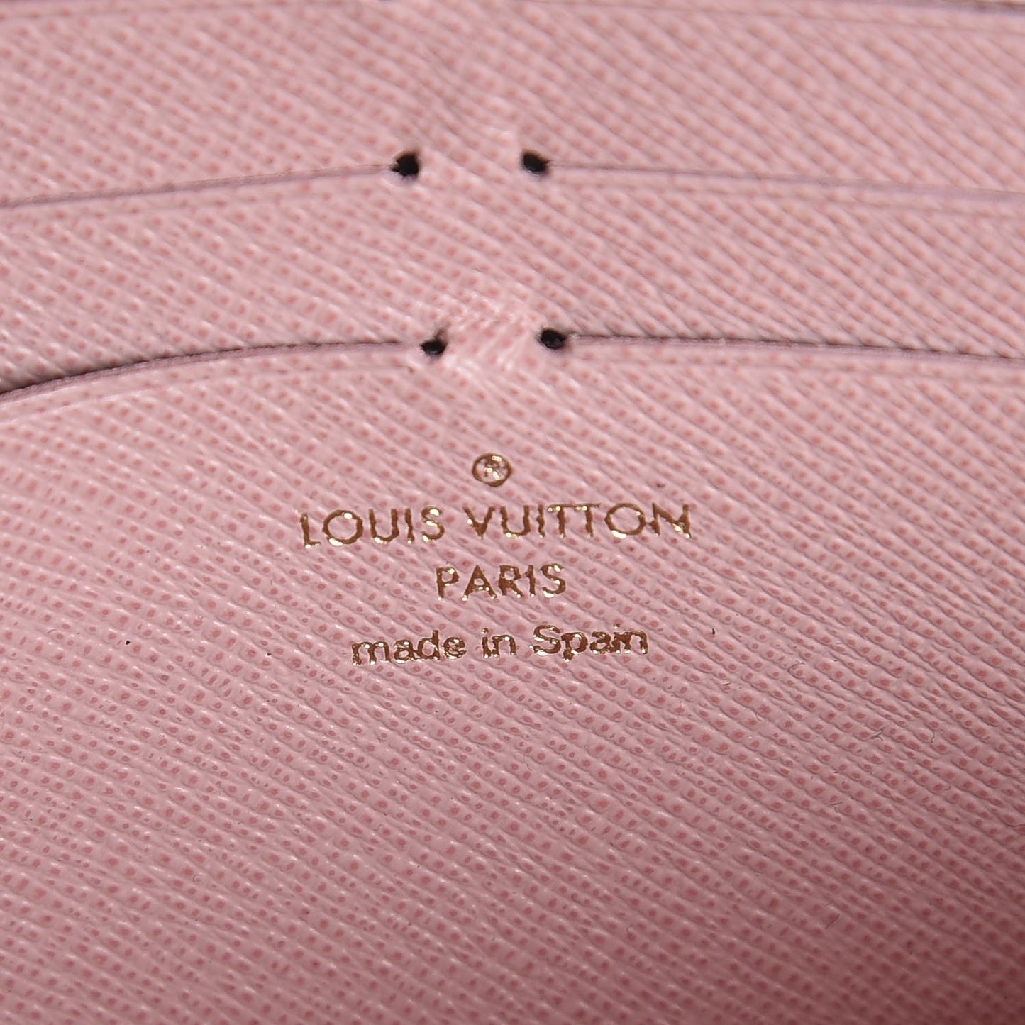Monogram Jeanne Wallet Rose Ballerine