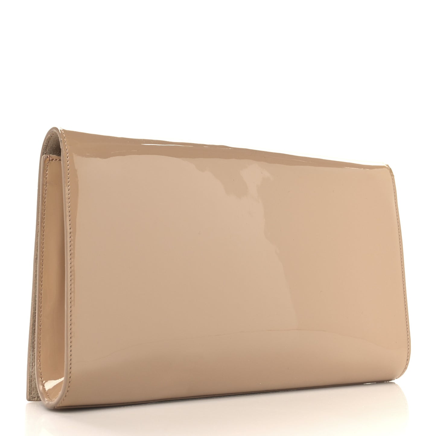 Patent Calfskin Monogram Large Belle De Jour Clutch Chair
