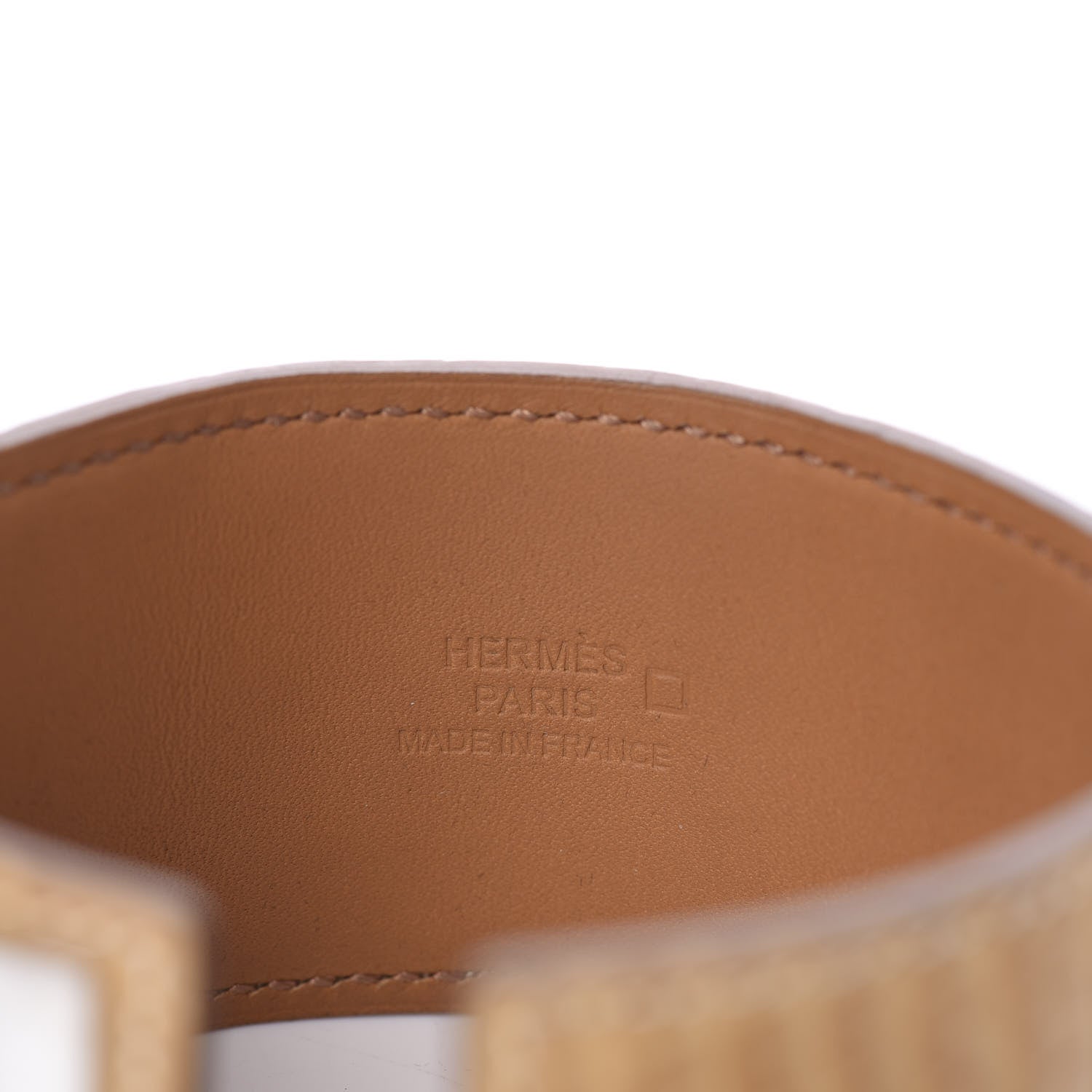 Hermes Matte Alligator Collier De Chien CDC Bracelet S Maize 3 of 4