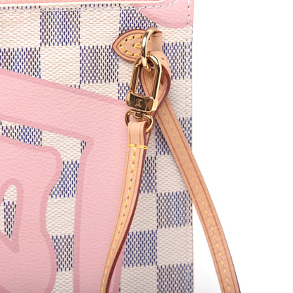 Louis Vuitton Damier Azur Tahitienne Neverfull MM GM Pochette 13 of 13