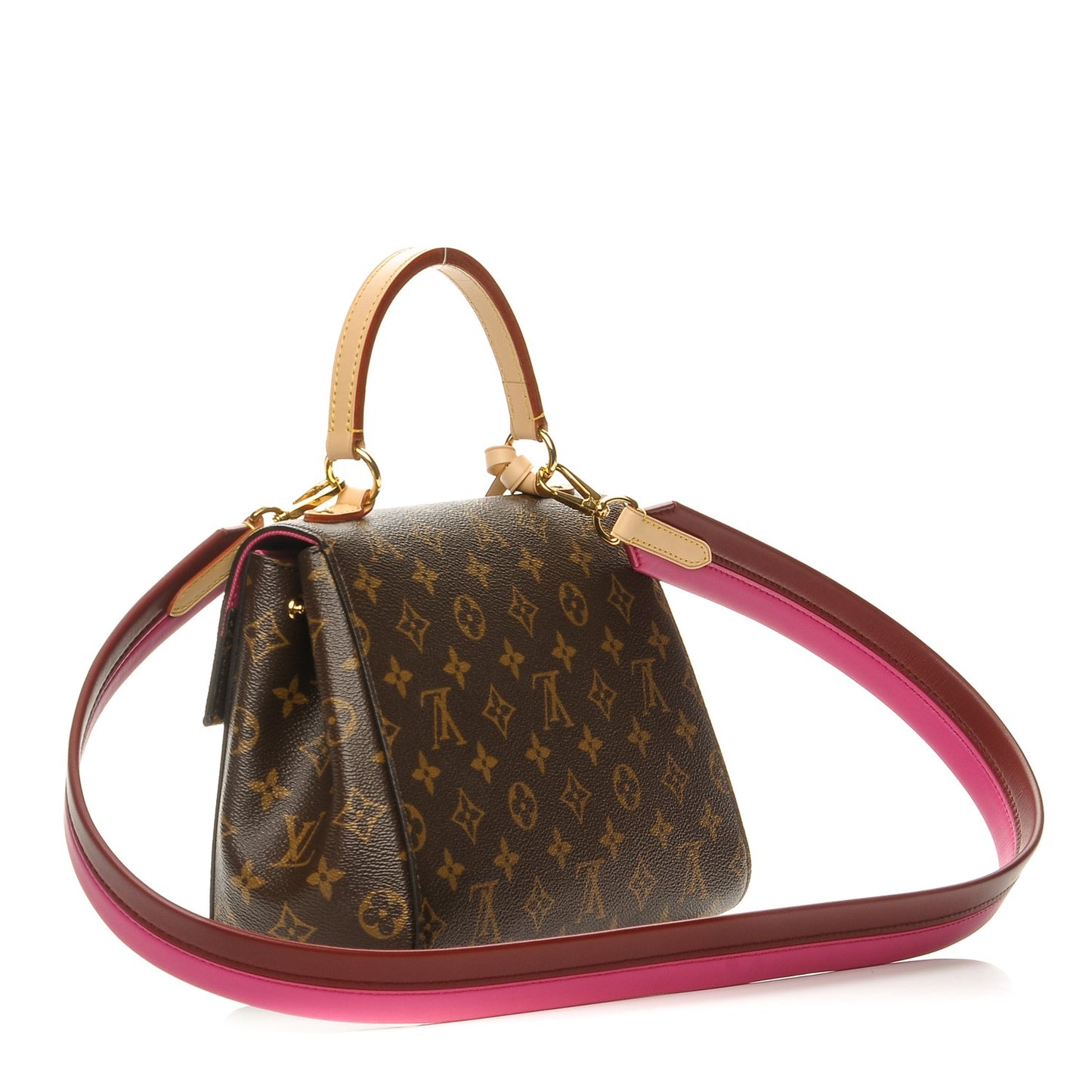 Monogram Cluny BB Bordeaux Fuchsia