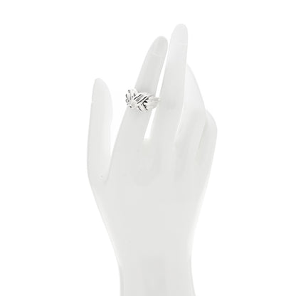 Tiffany Sterling Silver Signature X Ring 51 5.75 2 of 5