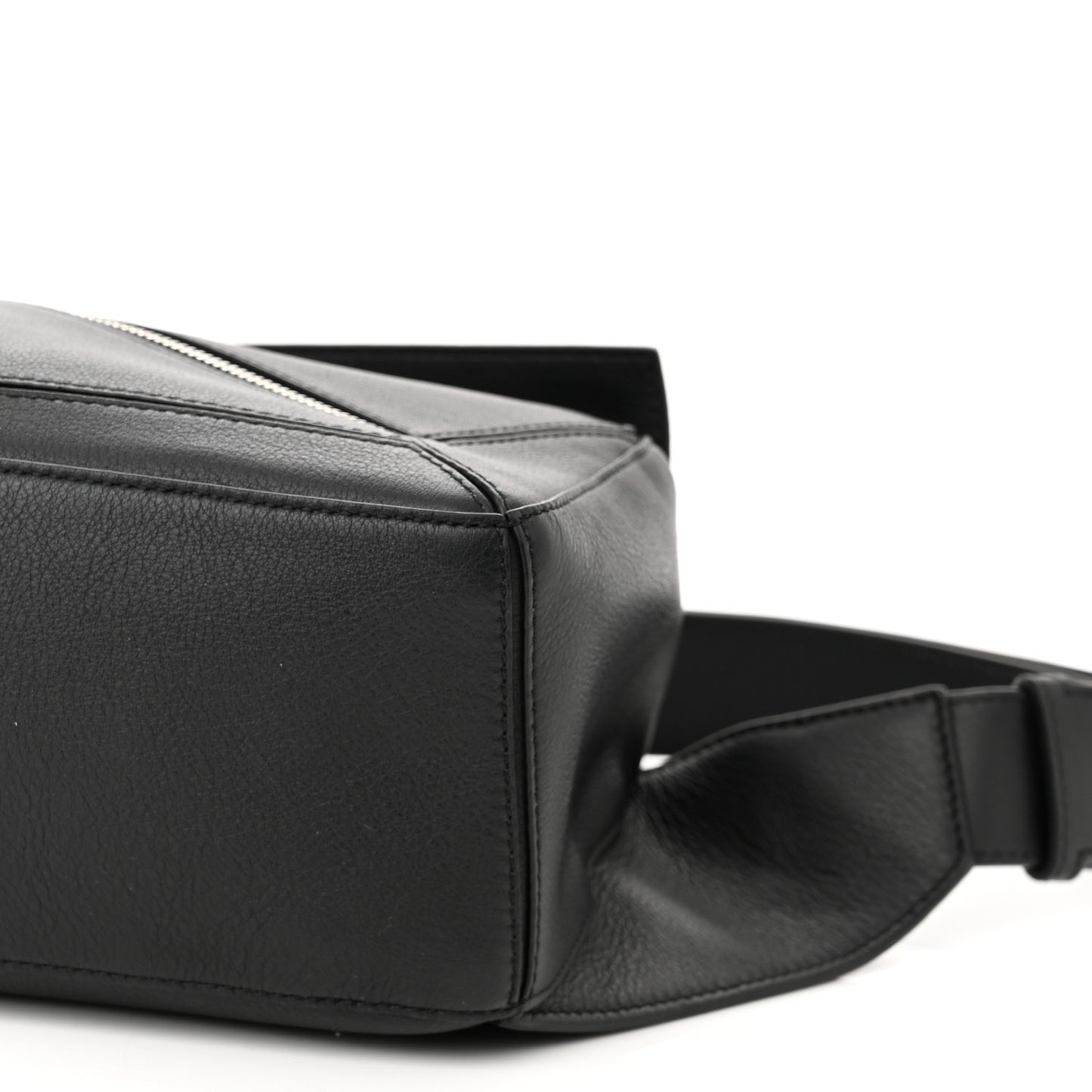 Calfskin Small Puzzle Bumbag Black