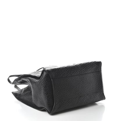 Burberry Signature Grain Medium Woodbury Tote Black 4 of 9