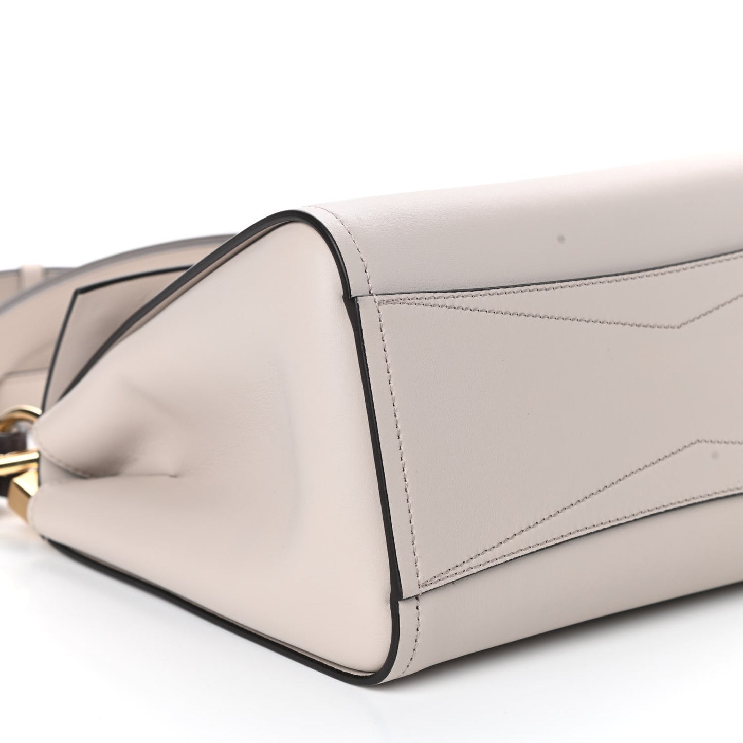 Calfskin Small Mystic Shoulder Bag Natural