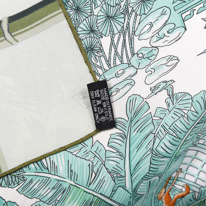 Hermes Silk Jardins D Hiver Scarf 90 8 of 8