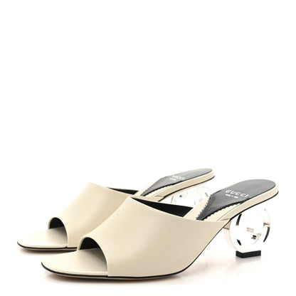 Gucci Malaga Kid Interlocking G Sandals 38.5 Mystic White 4 of 10