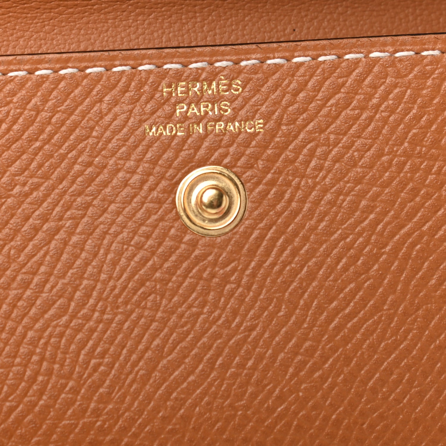 Hermes Epsom Kelly Pocket Belt Gold 4 of 5