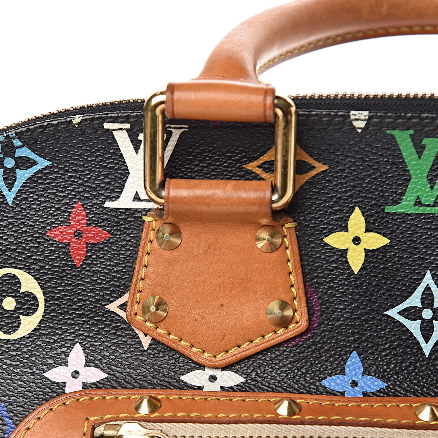 Louis Vuitton Monogram Multicolor Alma Black 10 of 22