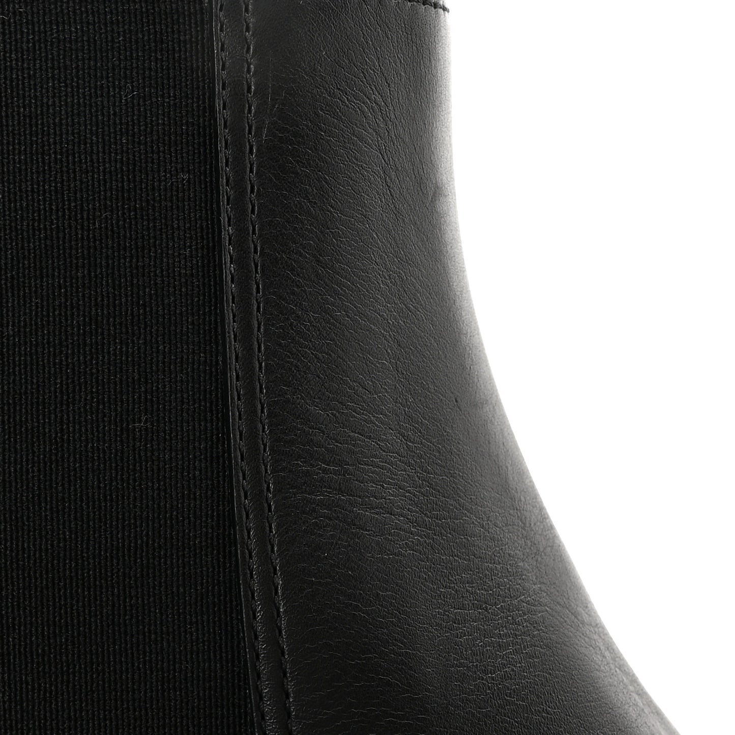 Flores Calfskin Horsebit Chain Ankle Boots 37 Black