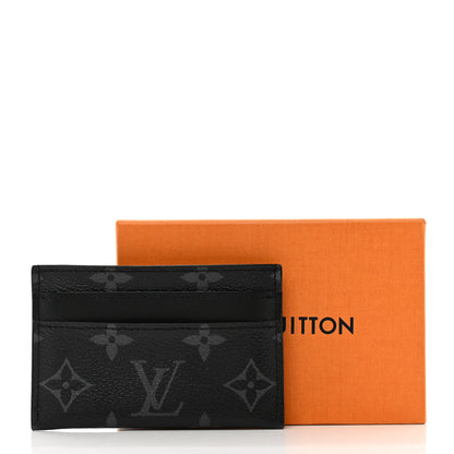 Louis Vuitton Monogram Eclipse Porte-Cartes Double Card Holder 8 of 8