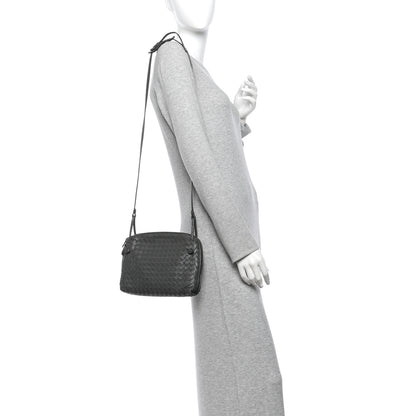 Bottega Veneta Nappa Intrecciato Nodini Crossbody Messenger New Light Grey 2 of 11