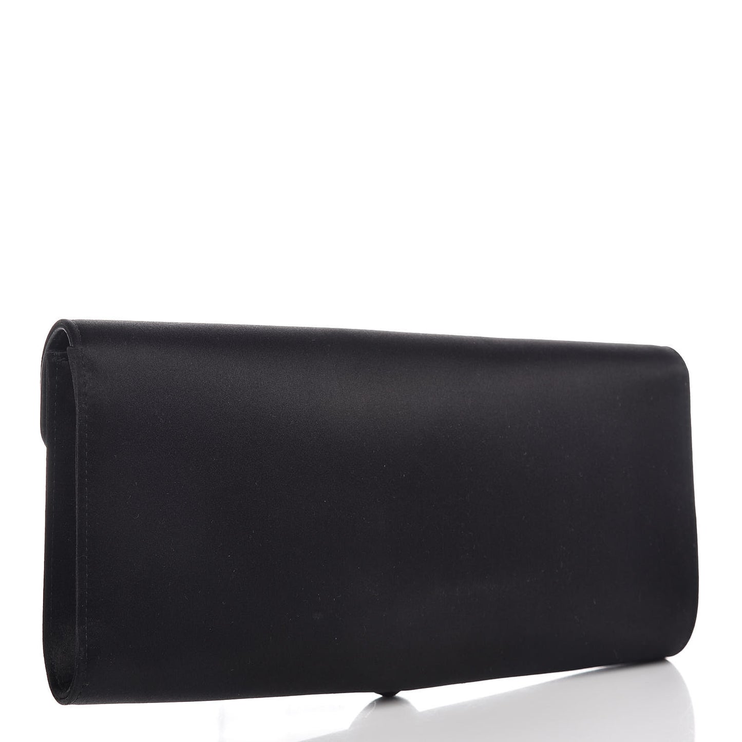 Satin Dionysus Clutch Black