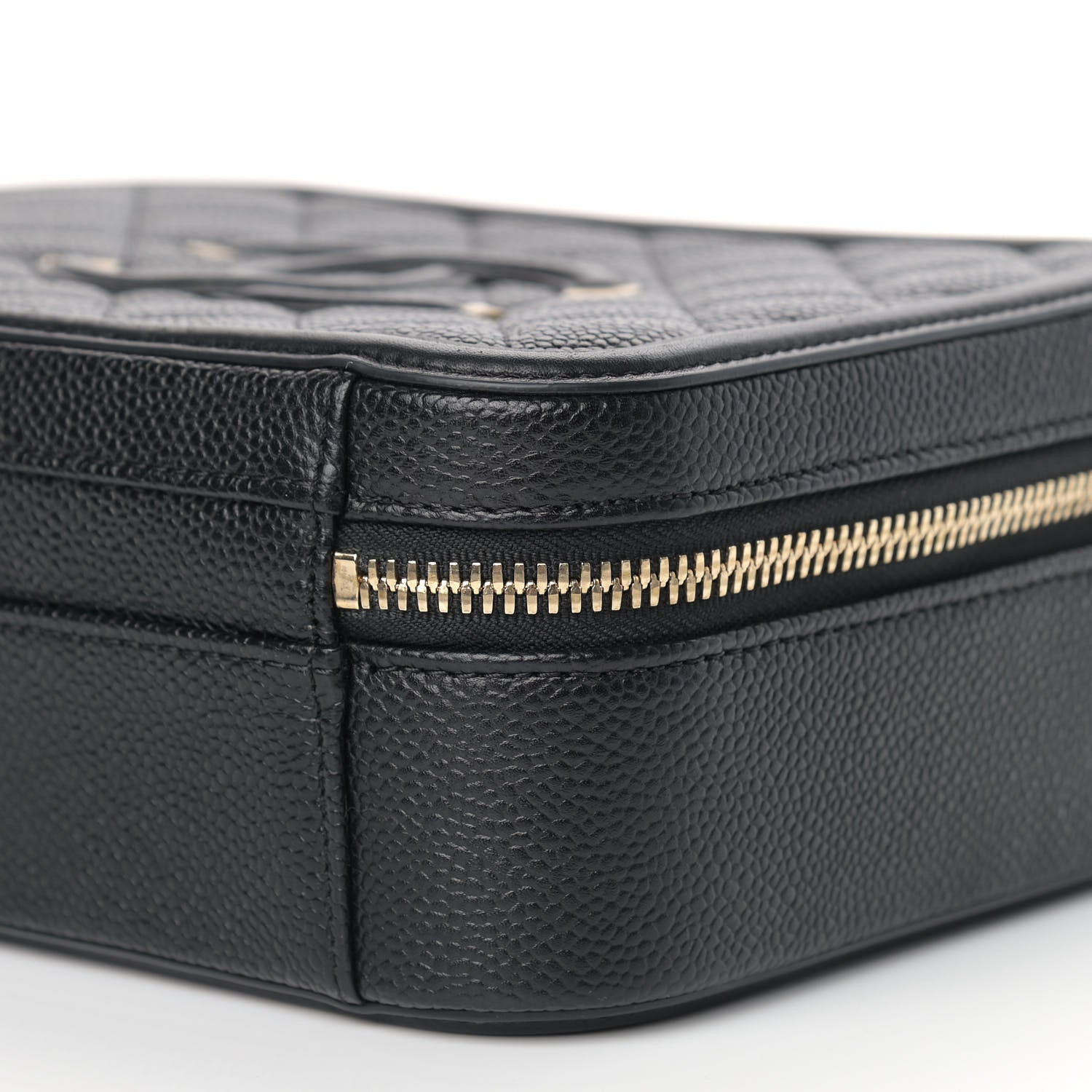 Chanel Caviar Quilted Medium CC Filigree Vanity Case Black 9 of 9