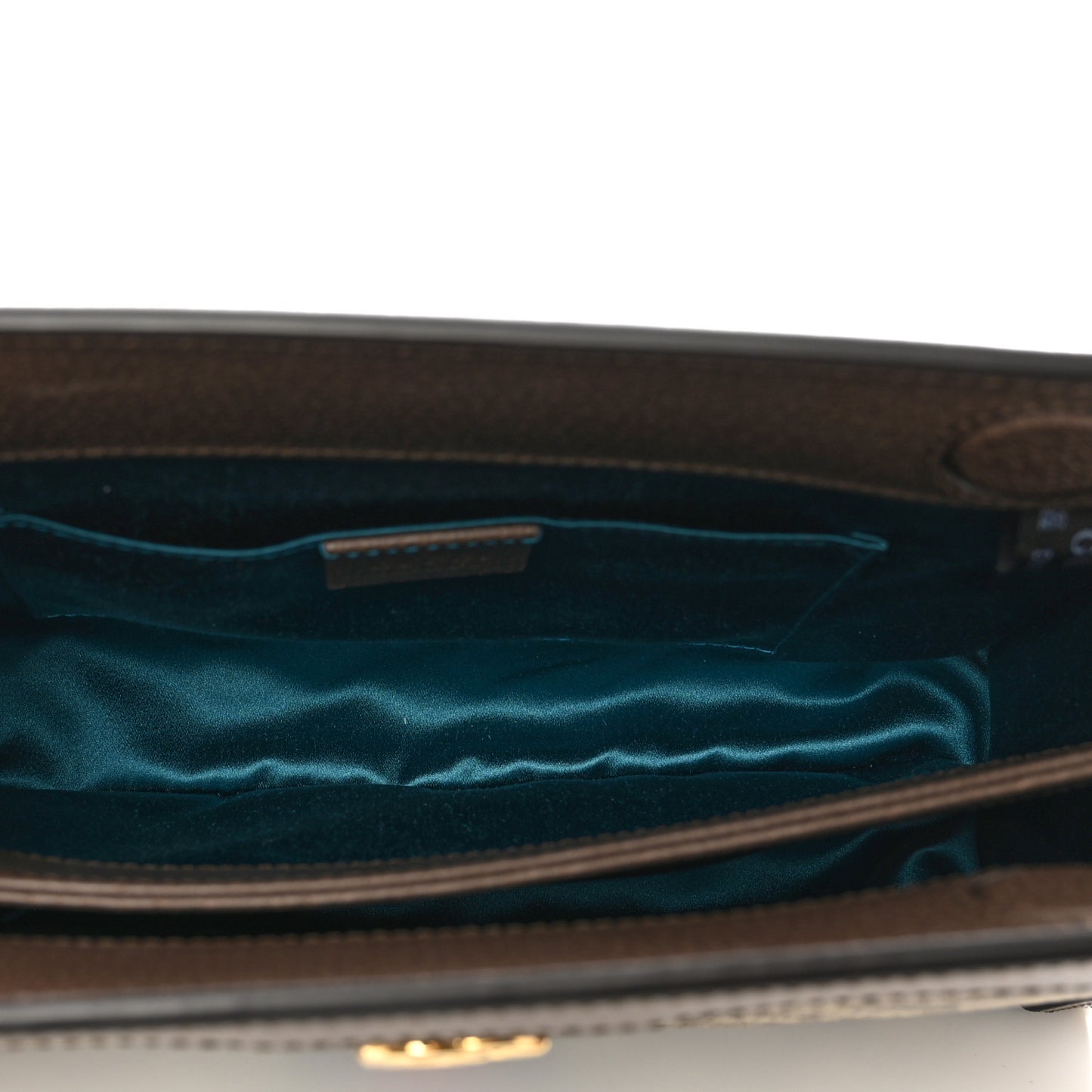 GG Supreme Monogram Web Small Ophidia Chain Shoulder Bag Brown