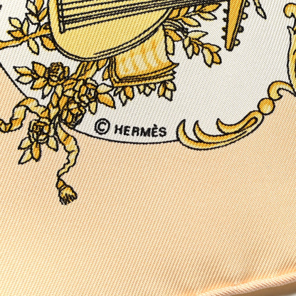 Hermes Silk Chansons De France Pocket Square 3 of 4
