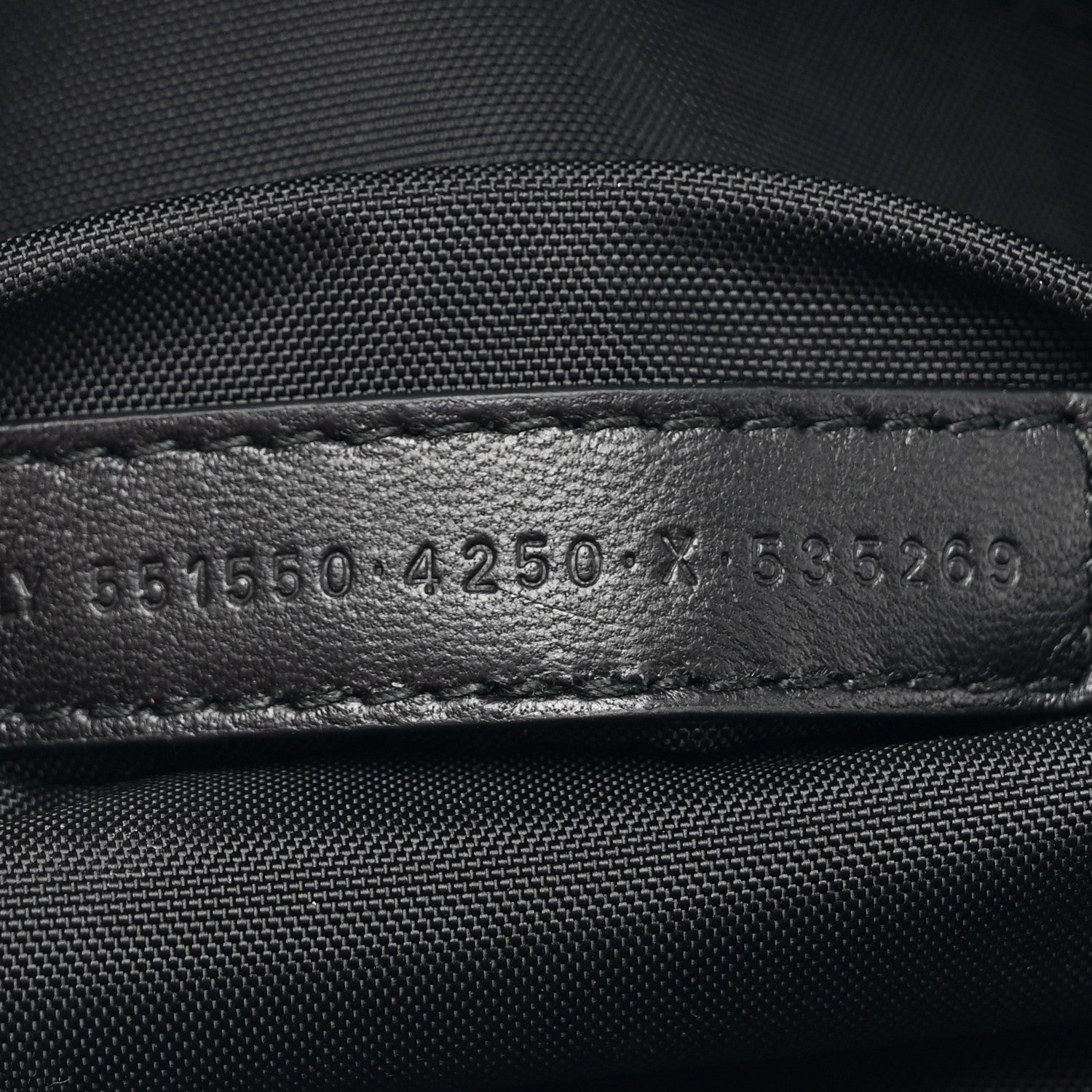 Balenciaga Denim Diagonal Allover Logo XS Souvenir Belt Bag 8 of 11