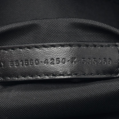 Balenciaga Denim Diagonal Allover Logo XS Souvenir Belt Bag 8 of 11