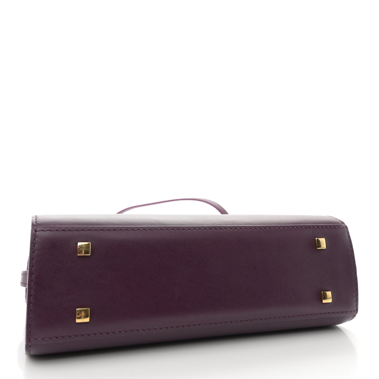 Smooth Calfskin Mini Tempete Satchel Prune