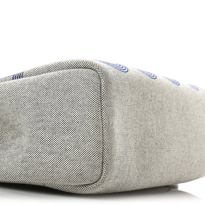 Hermes H Plume Canvas Vache Hunter Circuit 24 Herbag Zip Retourne 31 Bleu Royal Bleu Indigo Ecru 10 of 12