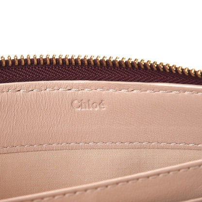 Chloe Grained Calfskin Marcie Long Zip Around Wallet Dark Velvet 6 of 8