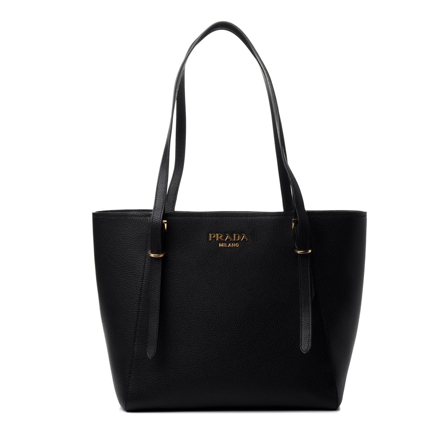 Vitello Daino Tote Black