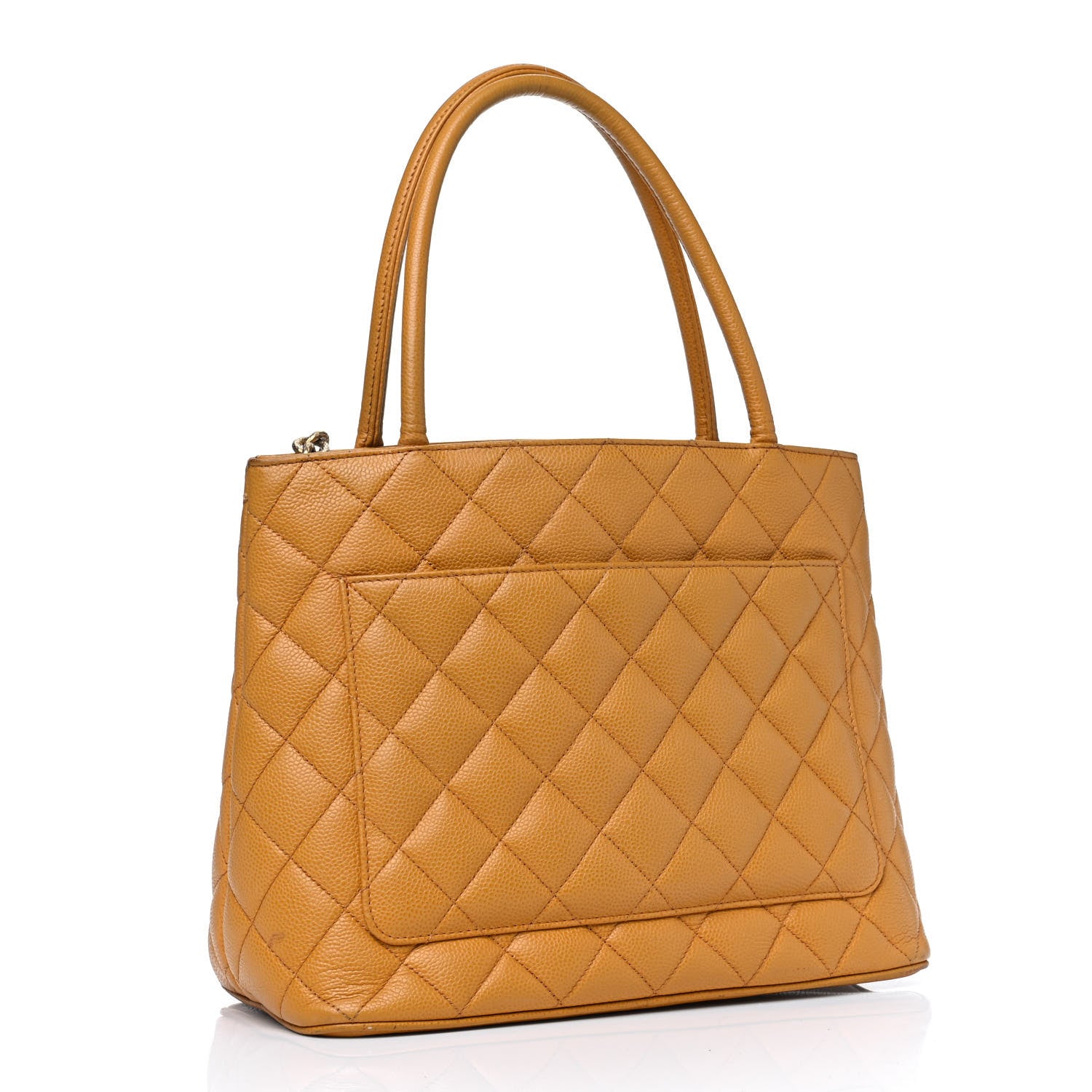 Chanel Caviar Quilted Medallion Tote Beige 2 of 13