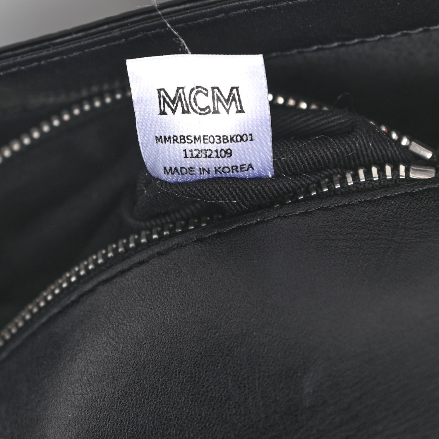MCM Visetos Millie Crossbody Black 7 of 12