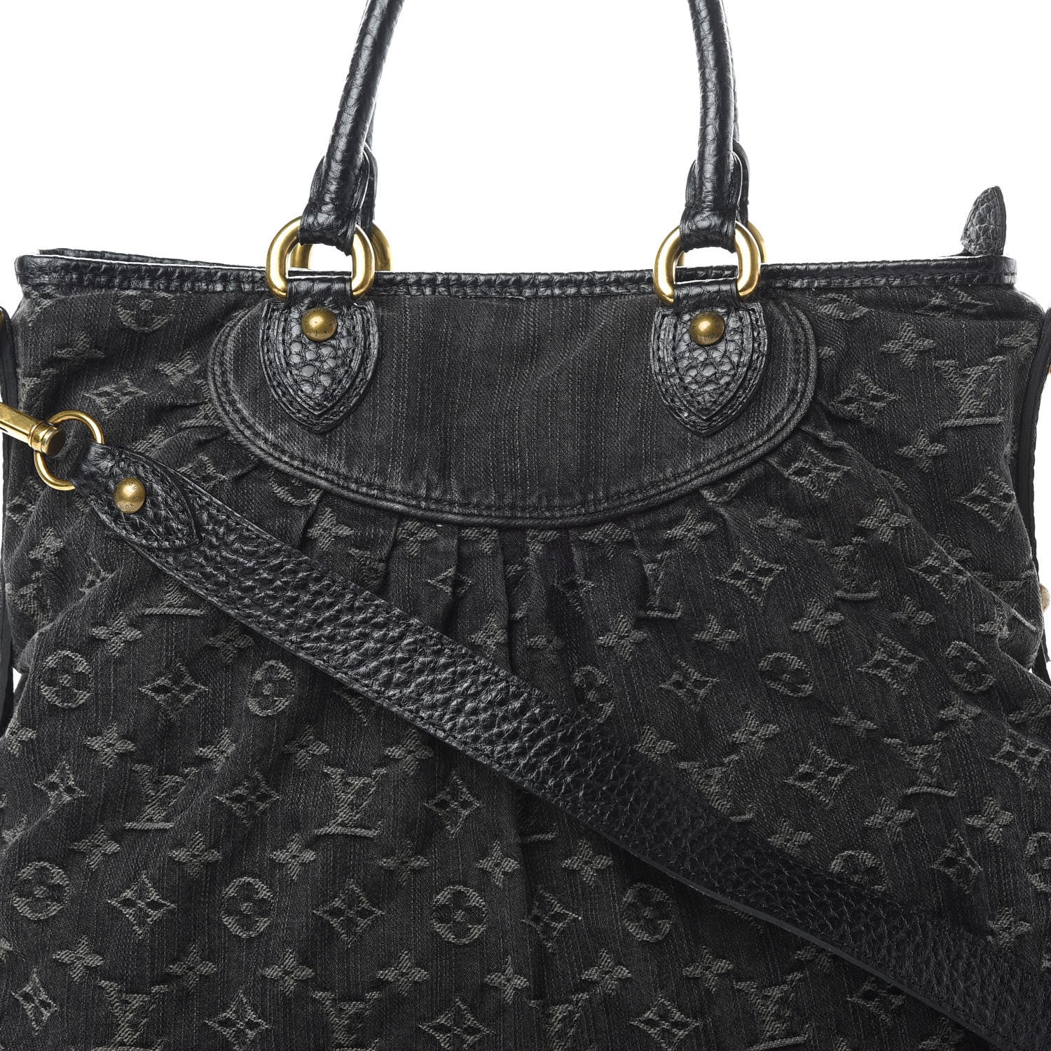 Louis Vuitton Denim Neo Cabby GM Black 7 of 12