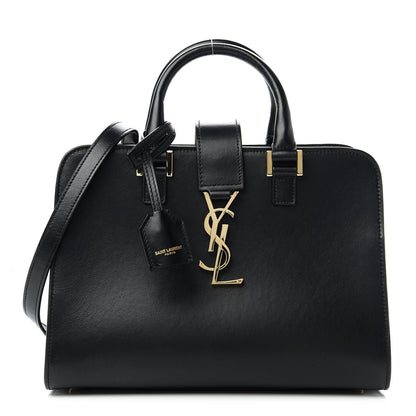 Saint Laurent Calfskin Monogram Baby Cabas Black 1 of 10