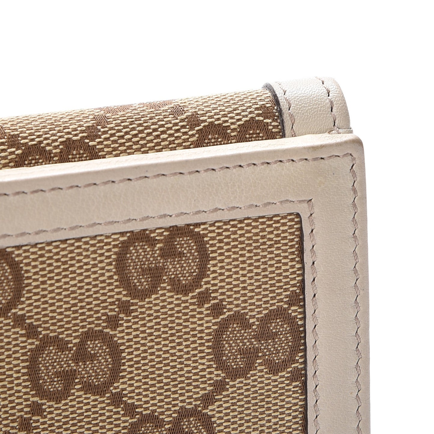 Monogram Margaux Calfskin Sukey Continental Organizer Wallet Beige Ebony Mystic White
