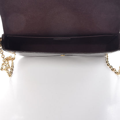 Louis Vuitton Vernis Pochette Felicie Chain Wallet Amarante 7 of 11