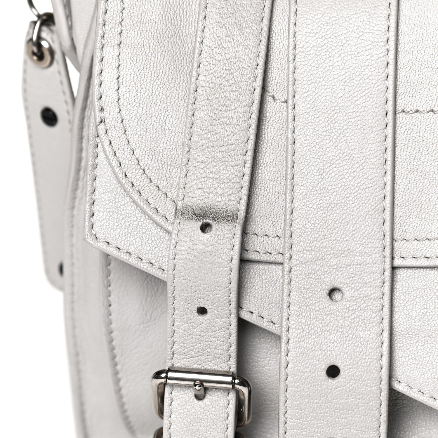 Proenza Schouler Lambskin Medium PS1 Satchel Pale Steel 7 of 15