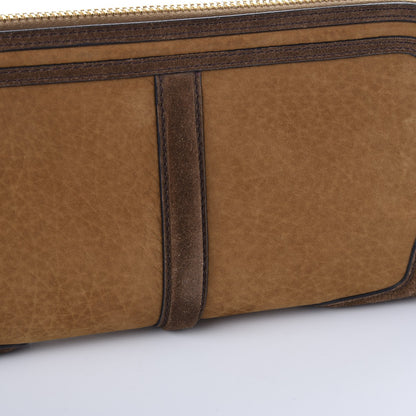 Burberry Prorsum Grainy Nubuck Alma Dog Clutch Brown 10 of 13
