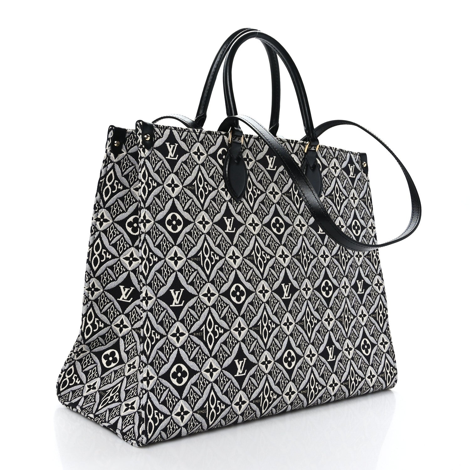 Louis Vuitton Jacquard Since 1854 Onthego GM Grey 3 of 8