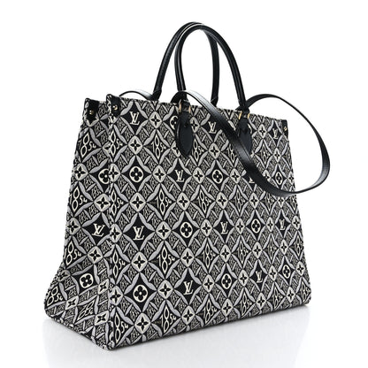 Louis Vuitton Jacquard Since 1854 Onthego GM Grey 3 of 8