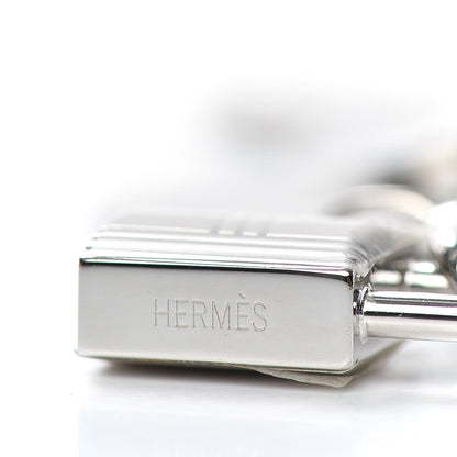 Hermes Palladium Breloque Bag Charm Silver 4 of 4