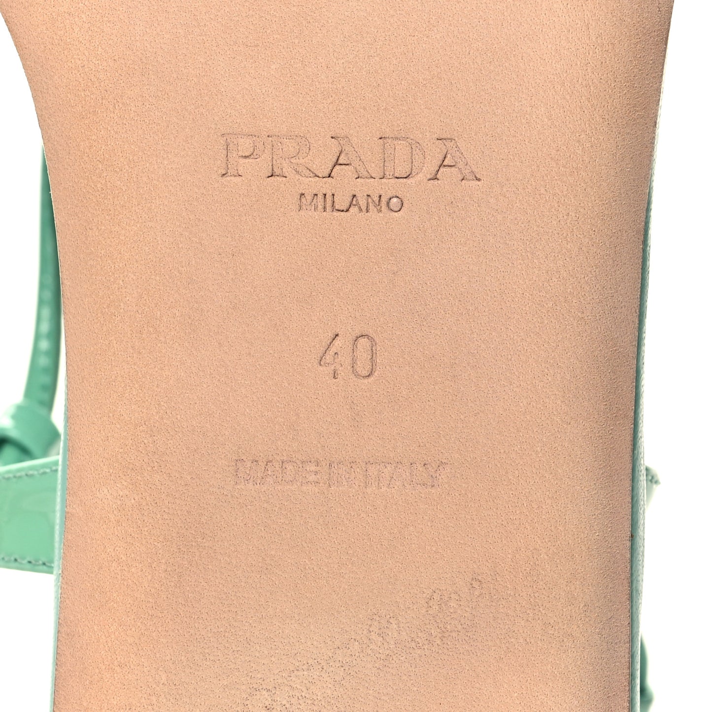 Vernice T-Strap Flat Sandals 40 Giada