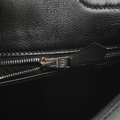 Hermes Swift Leather Kelly 35 Black 11 of 11