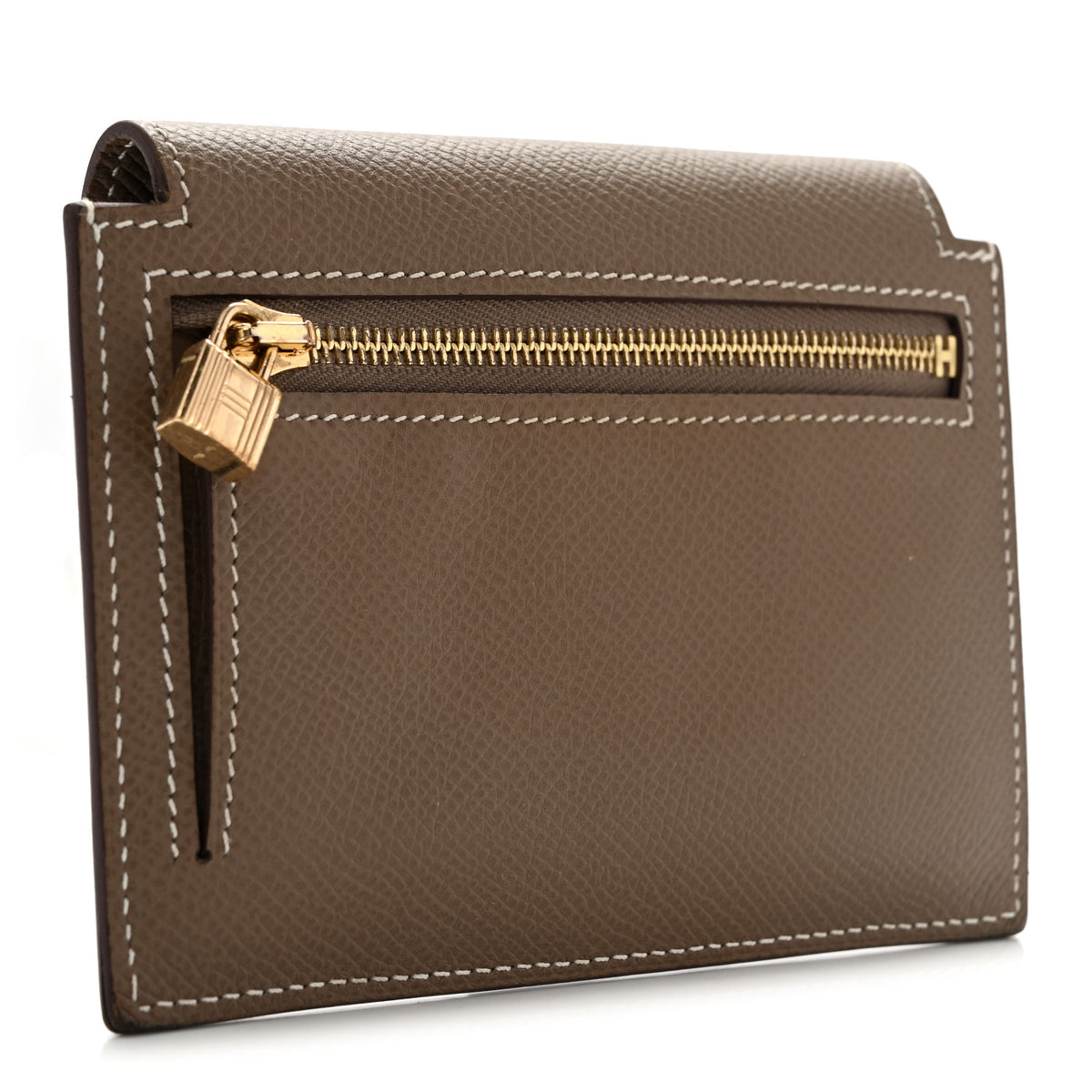 Hermes Epsom Kelly Pocket Compact Wallet Etoupe 3 of 9