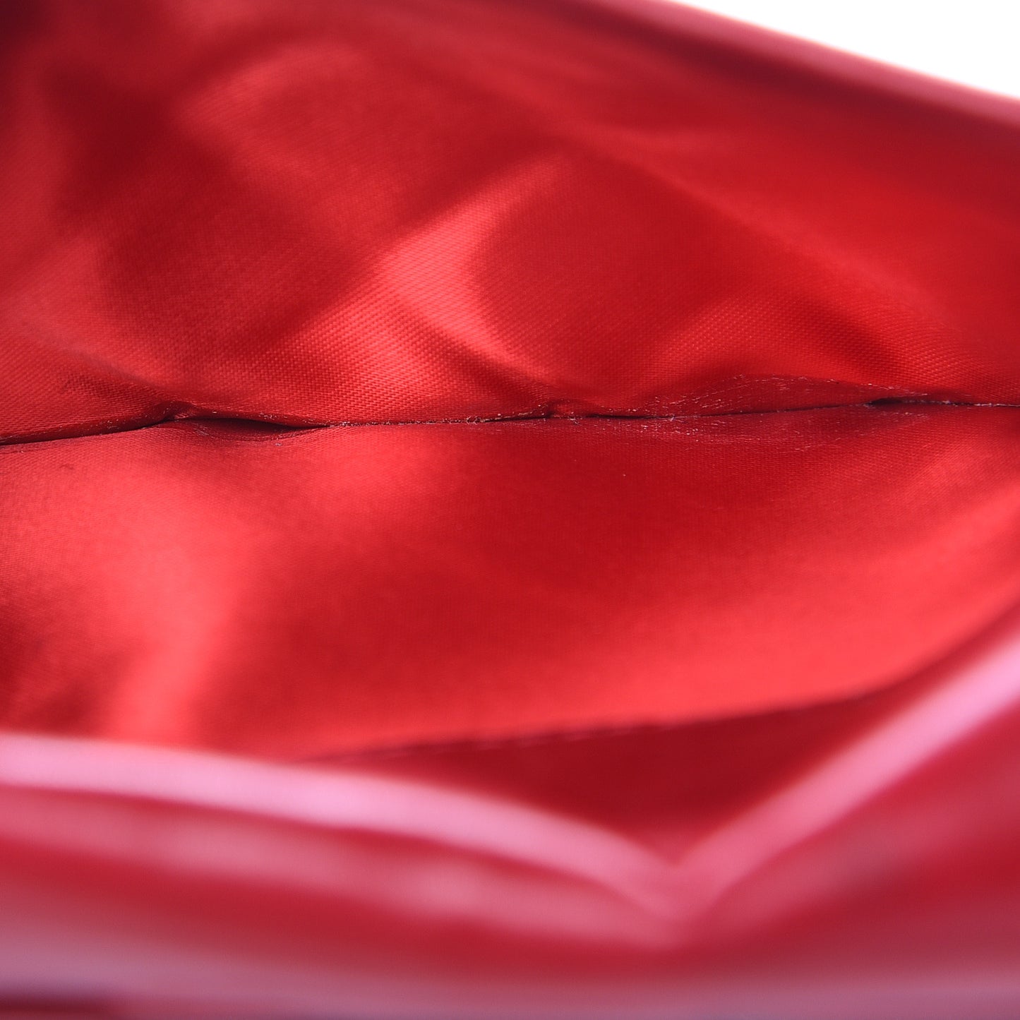 Lambskin Quilted CC Small Single Flap Red